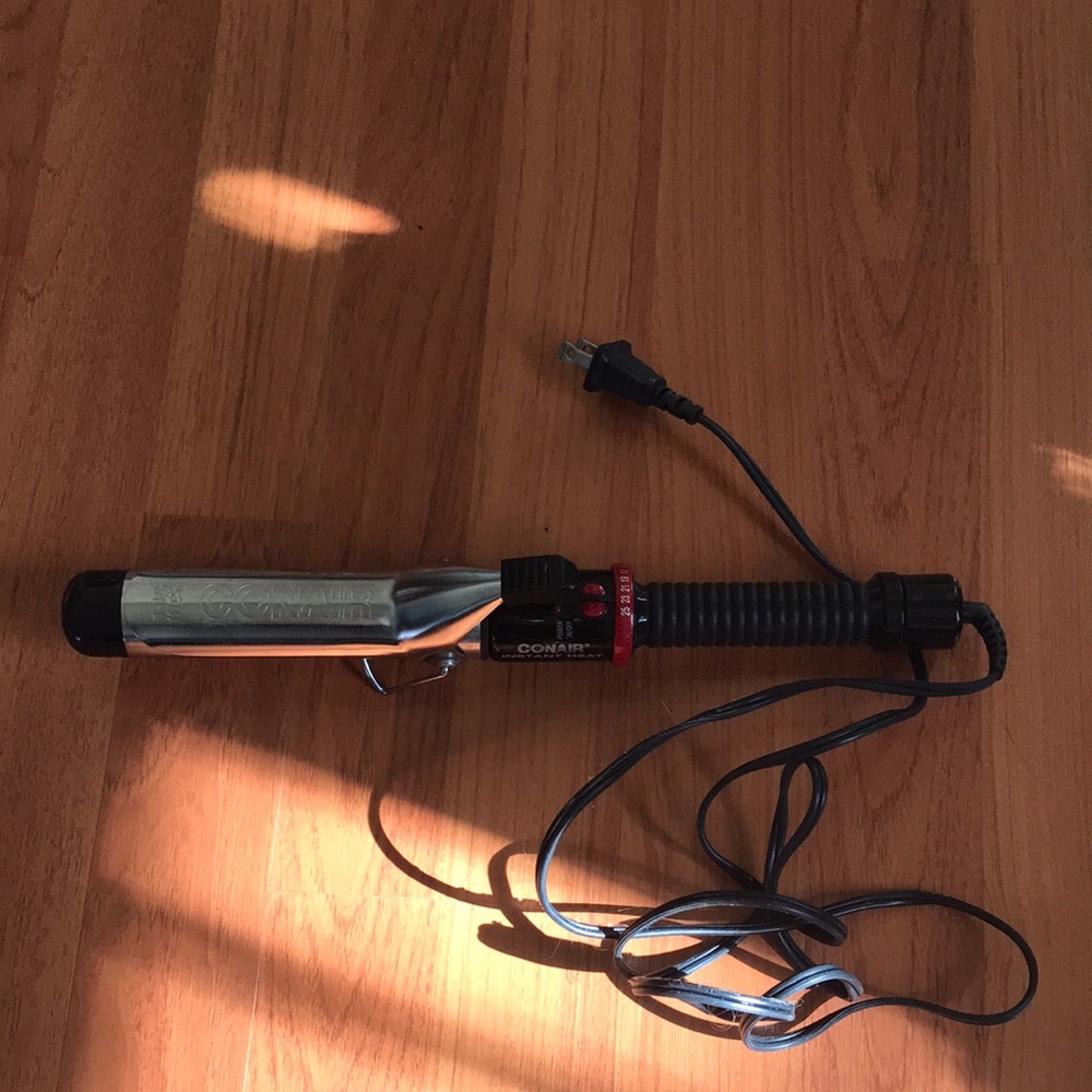Conair Silver and Black Curling Iron